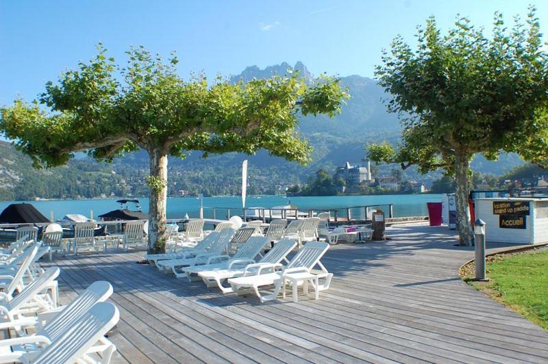 دْوا La Baie Des Voiles 3 Chambres 4 A 6 Personnes Au Bord Du Lac Plage Privee المظهر الخارجي الصورة